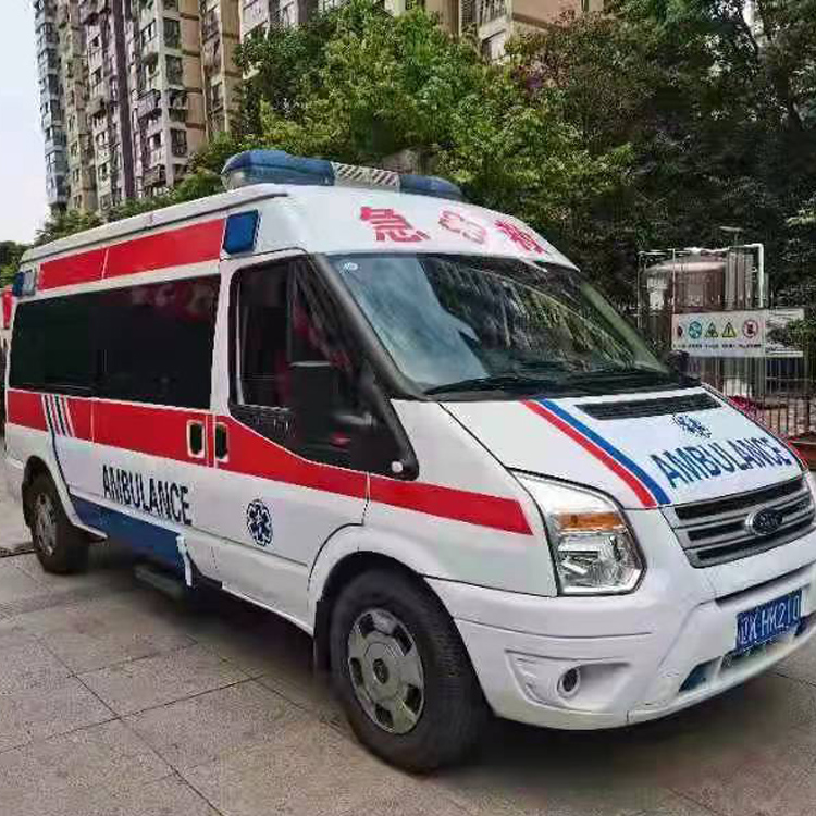 台江长途救护车护送病人返乡